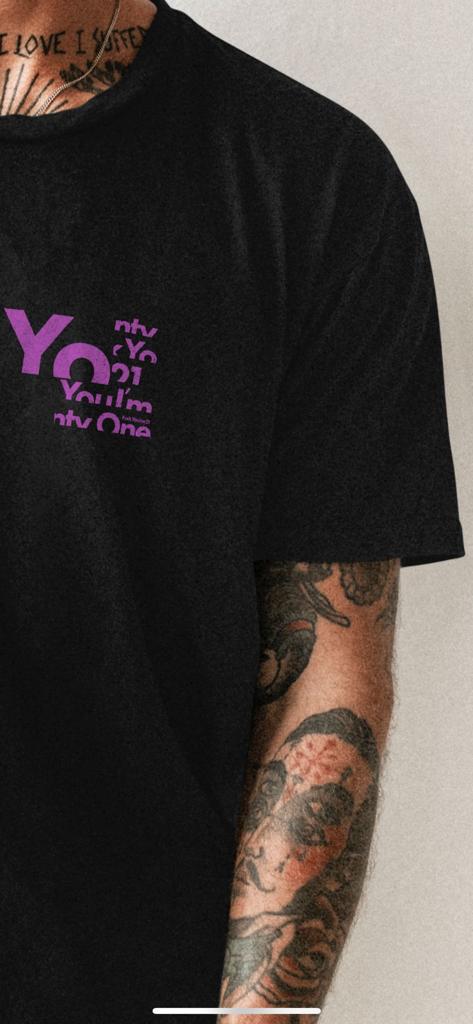 COLORZ / BLACK / COTTON TEE CLASSIC FIT
