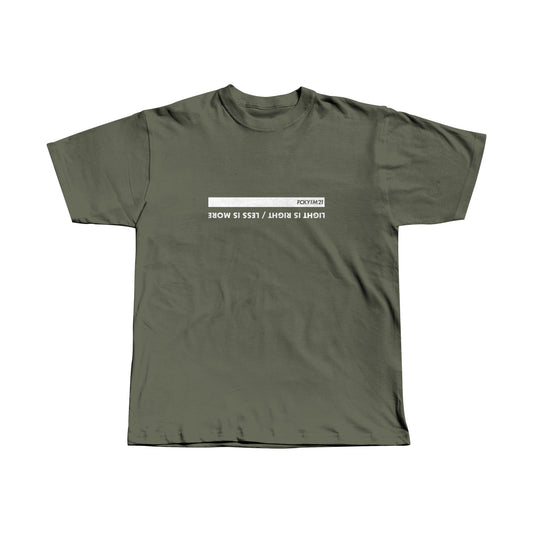911 BACKDATE / OLIVE GREEN / COTTON TEE CLASSIC FIT