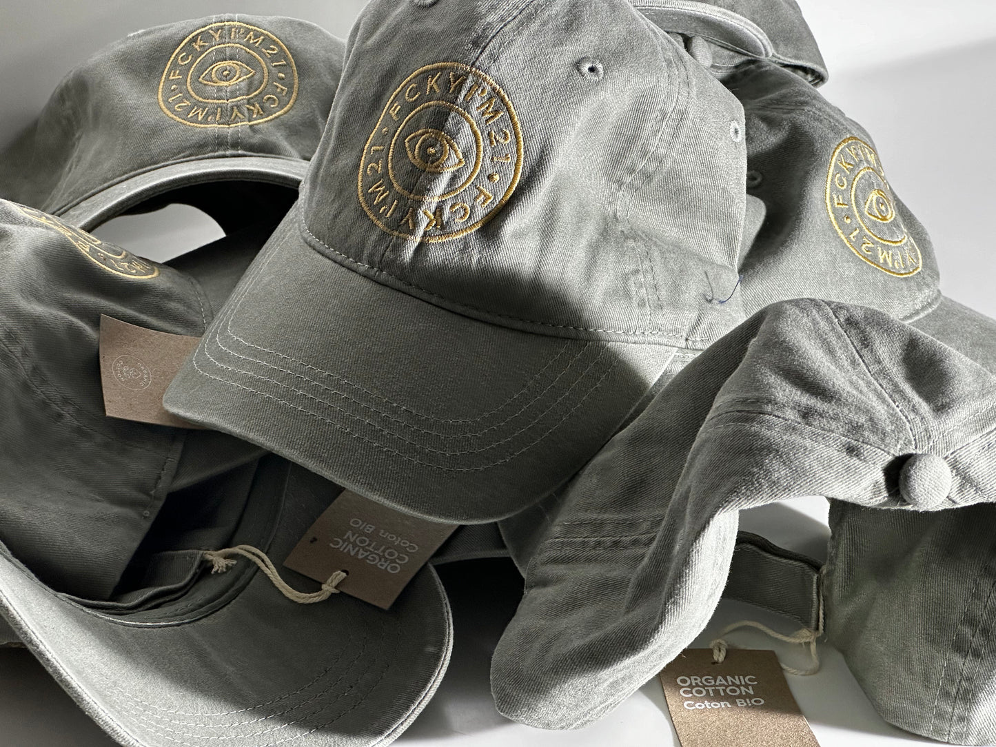 Premium Soft Olive Green Cap Baseball Style Camel ROUND Logo