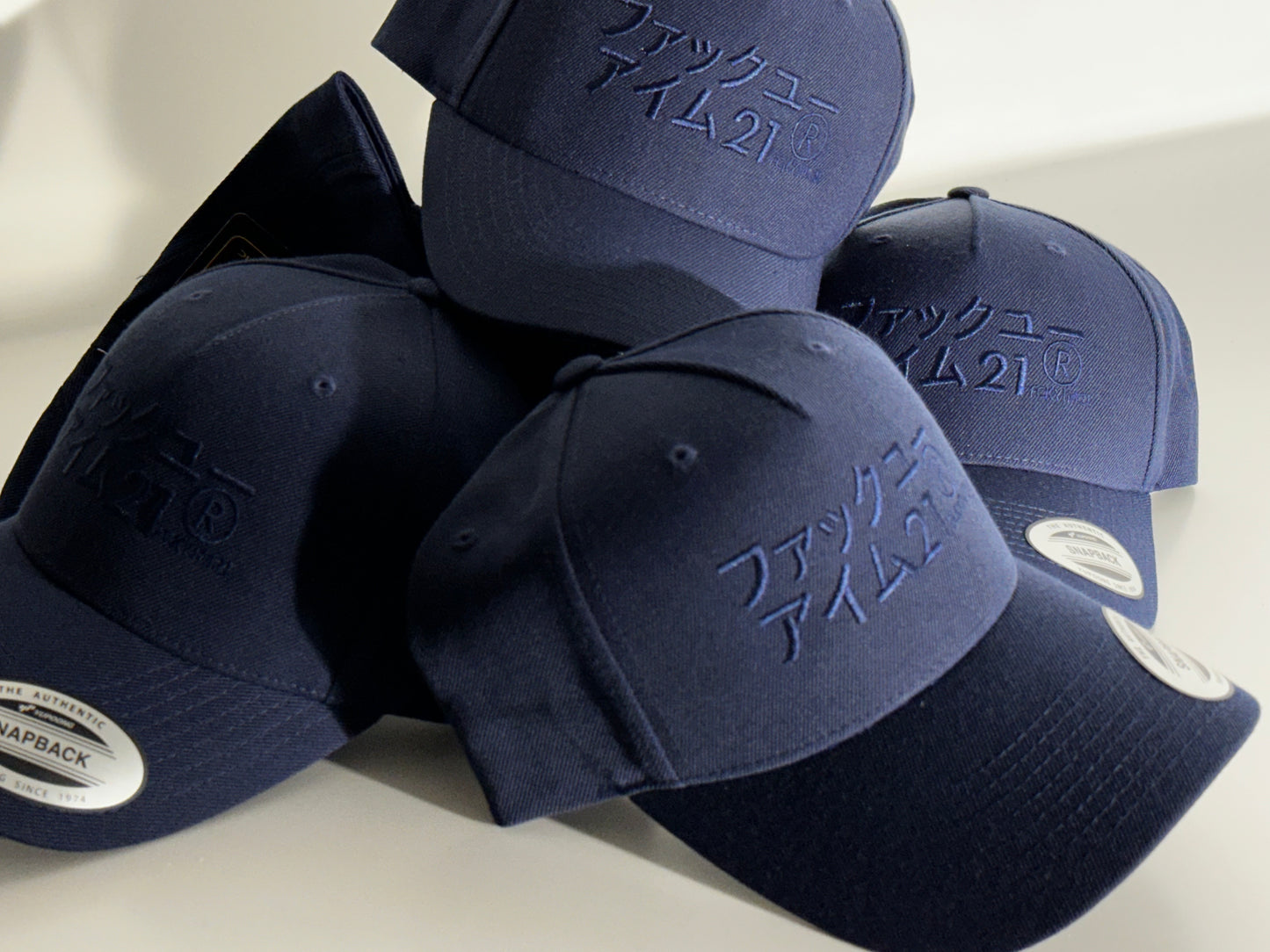 Premium Navy Cap Baseball Style Navy JAPAN Logo