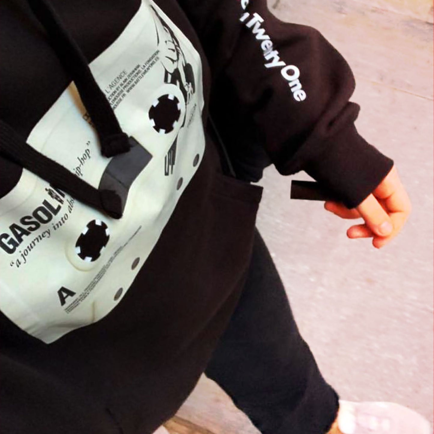 GASOLINE / TAPE HOODIE / CLASSIC FIT