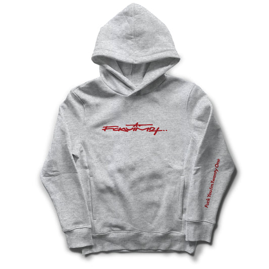 21 VANDALS / PREMIUM COTTON HOODIE OVERSIZED