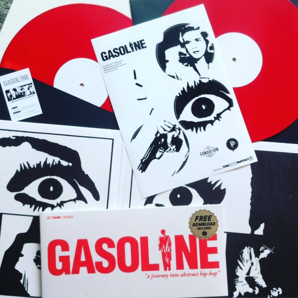 Red Vinyl GASOLINE / A Journey Into Abstract Hip Hop