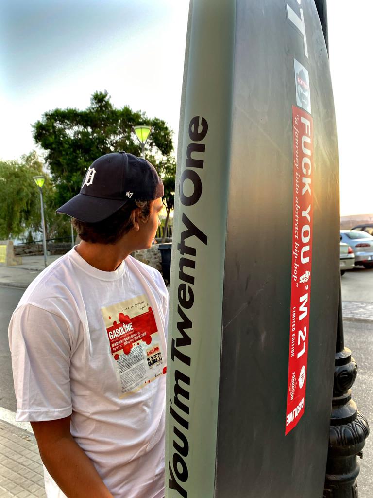 GASOLINE / TAIWAN RELEASE TEE SHIRT / WHITE