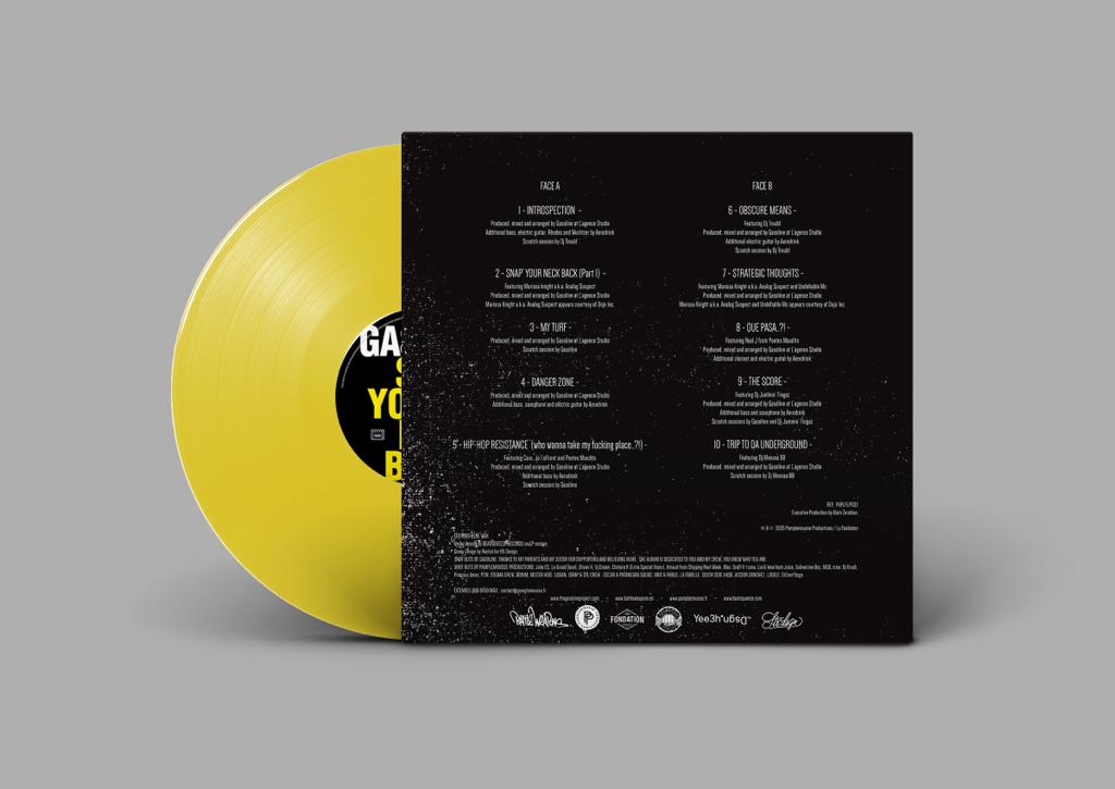 Yellow Vinyl GASOLINE / Snap Your Neck Back