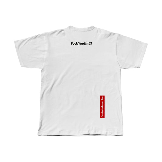 GASOLINE / TAPE WHITE / COTTON TEE CLASSIC FIT