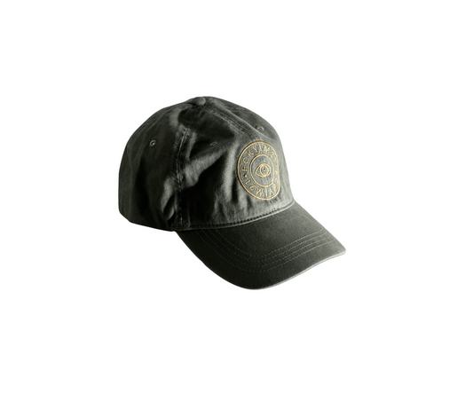 Premium Soft Olive Green Cap Baseball Style Camel ROUND Logo