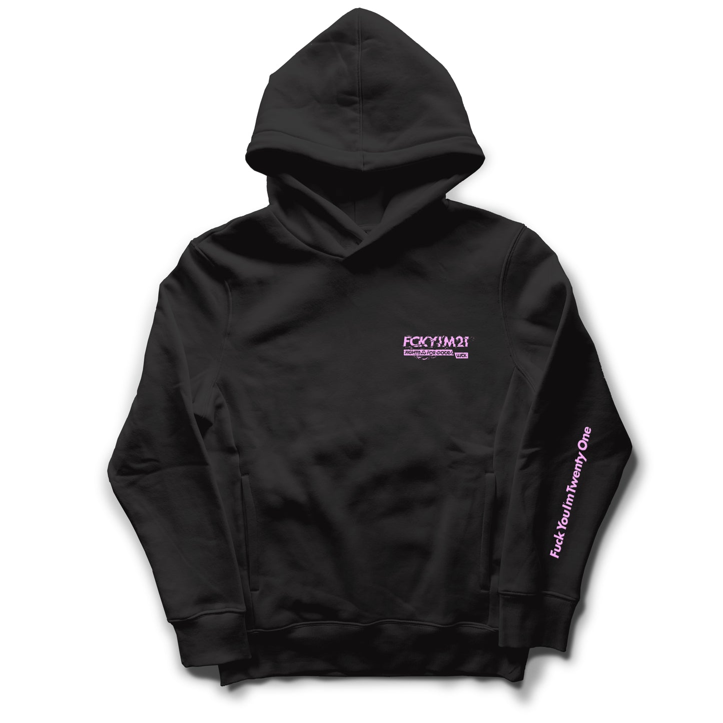 GOOD VIBES ONLY / PREMIUM COTTON HOODIE OVERSIZED