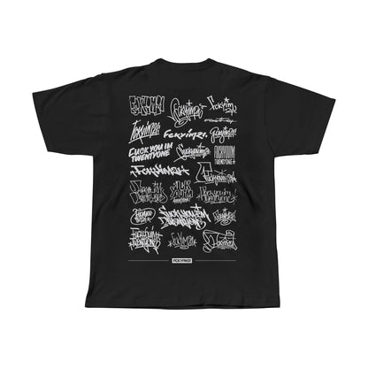 21 VANDALS NEGRO / CAMISETA ALGODON PREMIUM OVERSIZED FIT