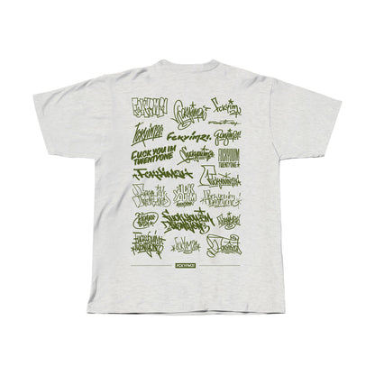 21 VANDALS GRIS CLARO / CAMISETA ALGODON PREMIUM OVERSIZED FIT