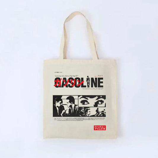 TOTE BAG  7" Red Vinyl GASOLINE / A Journey Into Abstract Hip Hop