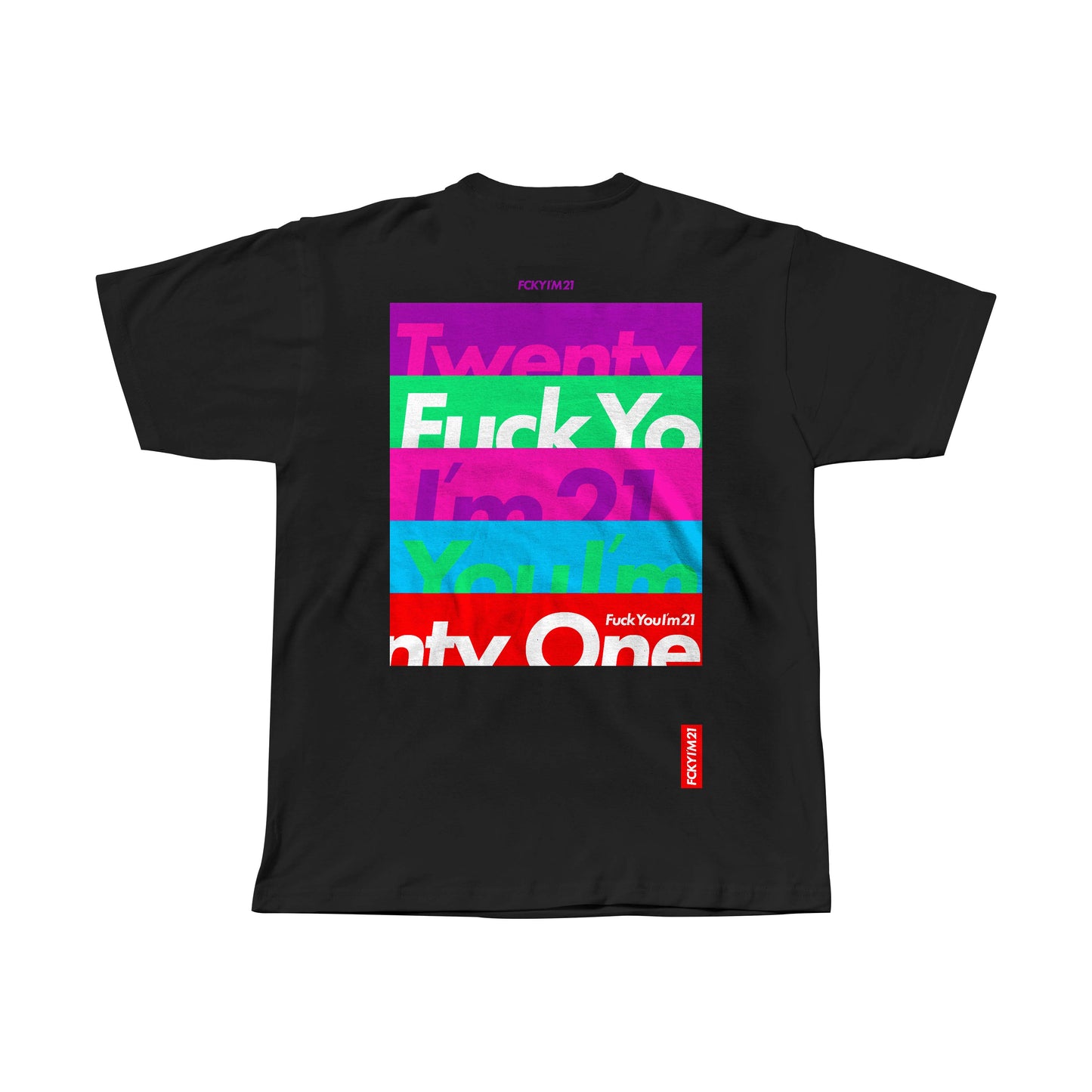 COLORZ / BLACK / COTTON TEE CLASSIC FIT
