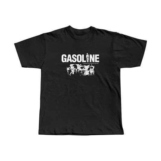 GASOLINE / WARNING T-SHIRT / BLACK