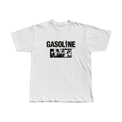 GASOLINE / WARNING T-SHIRT / WHITE