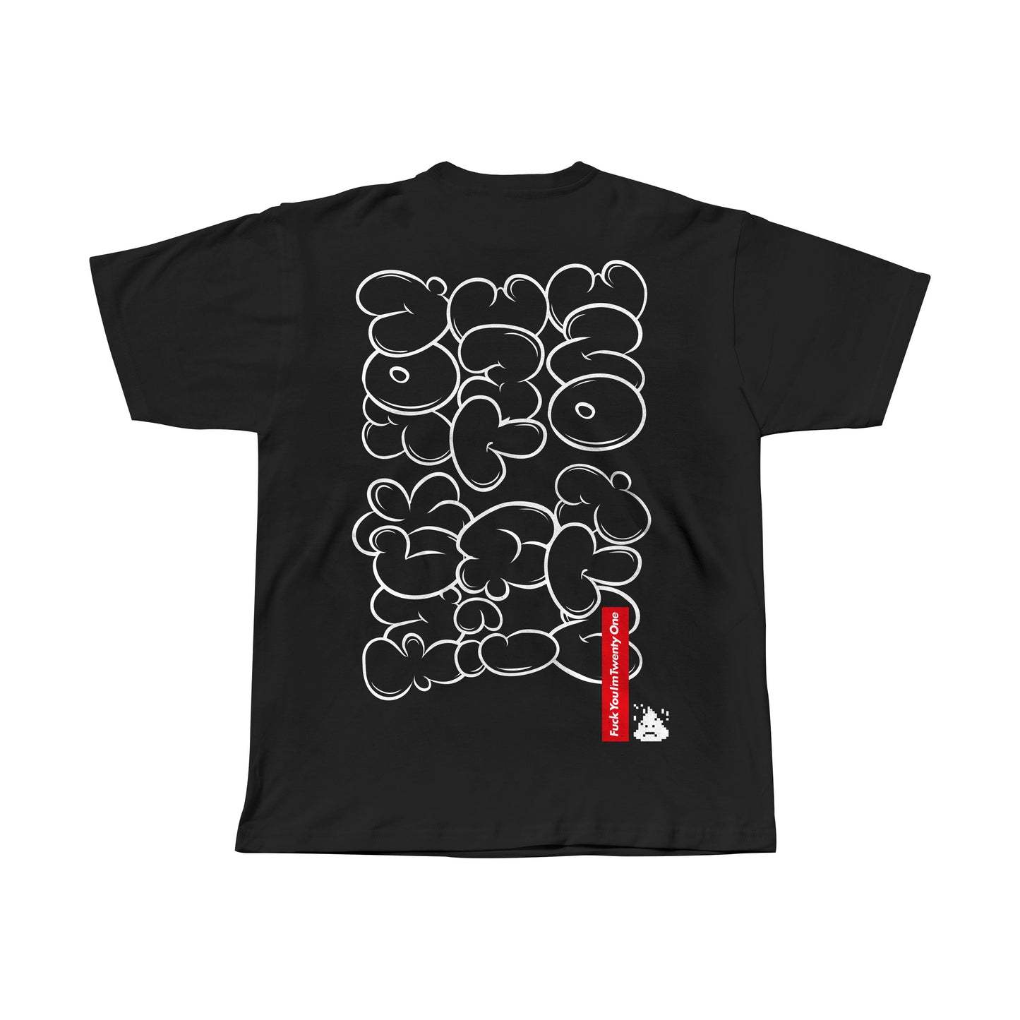 BUBBLE / CAMISETA NEGRA CLASSIC FIT